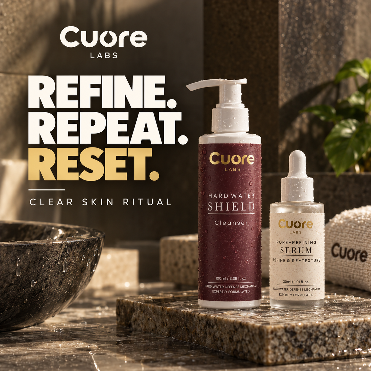 Clear Skin Ritual — Cleanser + Pore-Refining Serum
