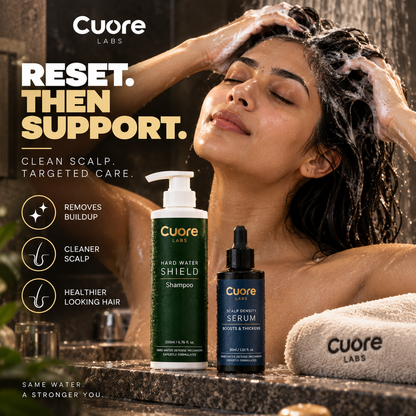 Complete Cuore Ritual — Shampoo + Cleanser + Pore-Refining Serum + Scalp Density Serum