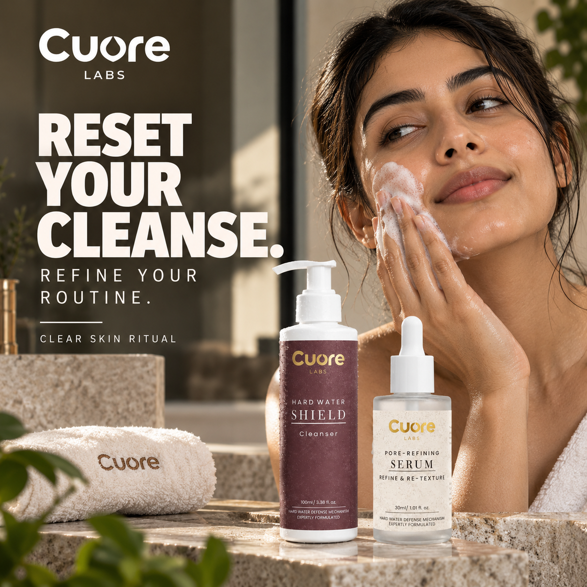 Clear Skin Ritual — Cleanser + Pore-Refining Serum