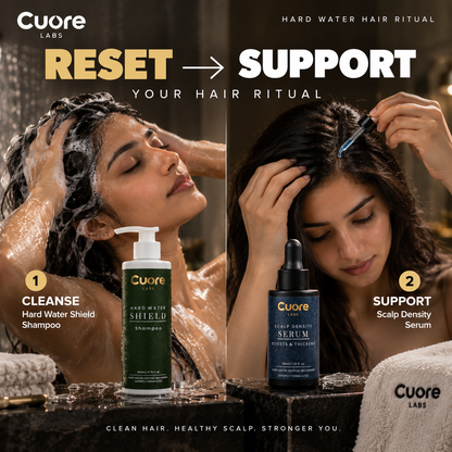 Hard Water Hair Ritual — Shampoo + Scalp Density Serum