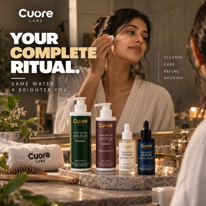 Complete Cuore Ritual — Shampoo + Cleanser + Pore-Refining Serum + Scalp Density Serum